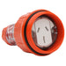Pdl Cord connector 3 pin 15A Orang PDL56CSC315OR