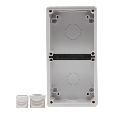 Pdl Enclosure 2gang standard 56E2/25/25 WHITE PDL
