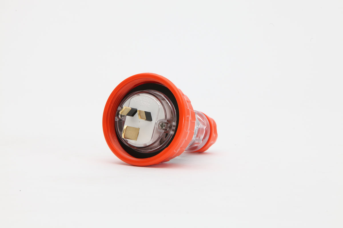 Pdl Plug 3 pin 15A 250V straight — Scott Electrical