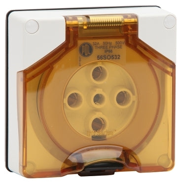 Pdl Socket outlet 5 pin 32A 500V W