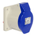 Walther-Werke CeeTyp IP44 Straight Panel Mounted Socket Outlet - 3