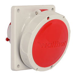 Walther-Werke CeeTyp IP67 Angled Panel Mounted Socket Outlet - 16