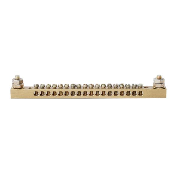 Teubel Earth bar 18 way two stud 6mm