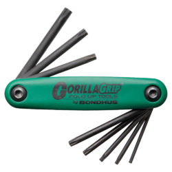 BONDHUS SET 8 TORX GORILLAGRIP T6-T25