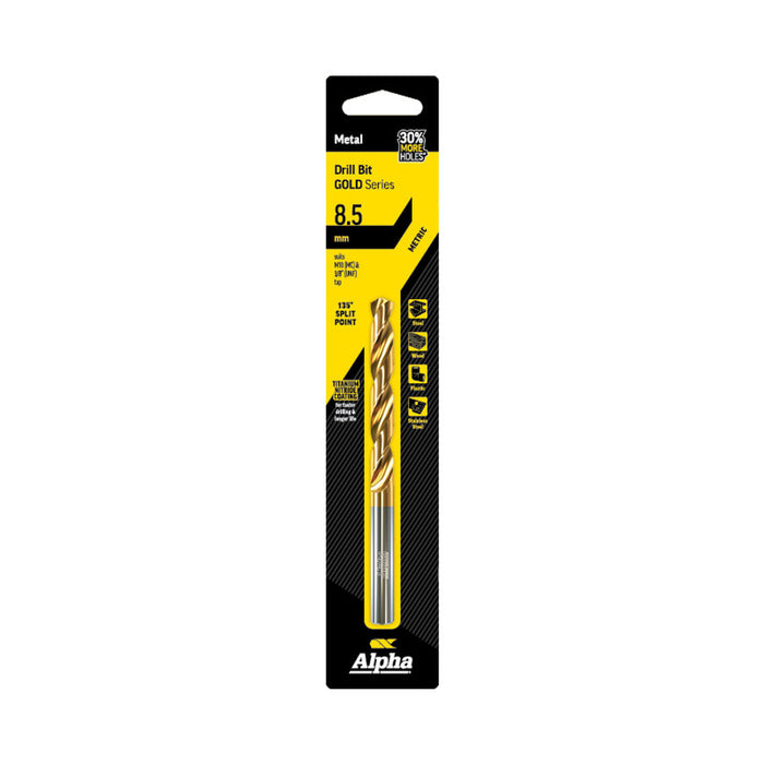 Trucut Alpha  8.5mm Jobber Drill Bit Carded