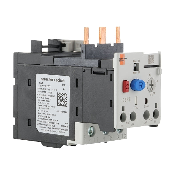 Sprecher & Schuh CEP7EEFD OVERLOAD ELECTRONIC 9-45A FOR CA7-30/55