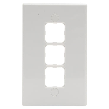 Pdl Plate std 3 gang White PDL583VHWH
