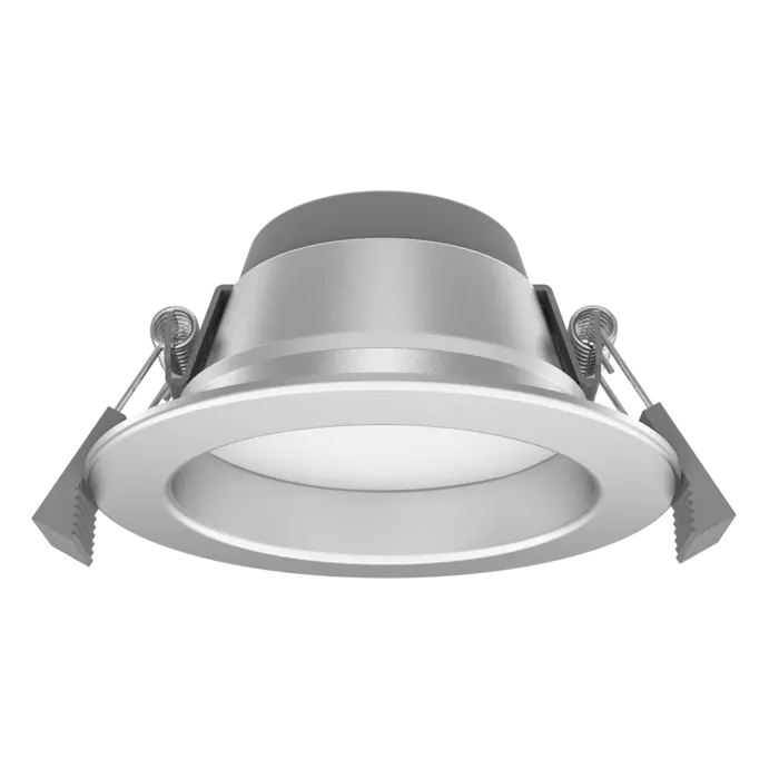 Glight LED DOWNLIGHT 10W IC-F IP64 RND THREE COLOUR DIM SILVER