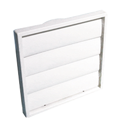 Manrose 150mm Grill Gravity Shutter White DCT0066 Simx