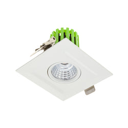 Halcyon LED REC SQ TILT C/W UID DIM DRI 10W 260mA CC WW-WH