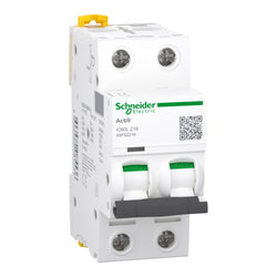 Schneider Miniature circuit breaker, Acti9 iC60L, 2P, 16A, Z curve, 15000A (IEC/EN 60898-1), 25kA (IEC/EN 60947-2)
