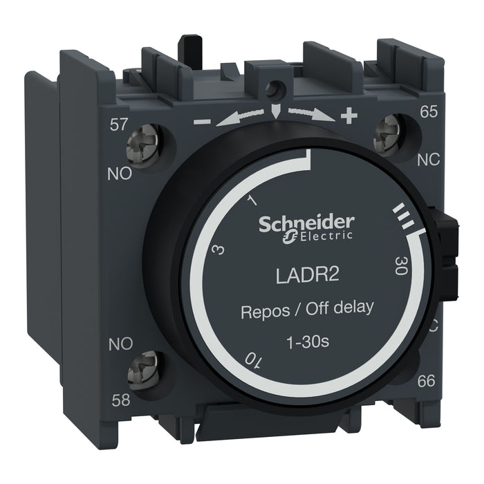 Schneider Timer block delay off 0.1-30s
