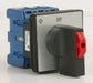 K&N K/N KN502 63A 22kW Panel Mt, Black/Red V845 Padlock