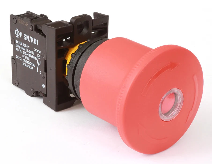 K&N Twist to realease Emerg. Stop Mechanical Indication