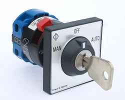 K&N Key switch 20A 1P 3pos IP66