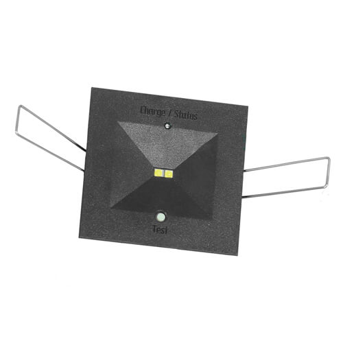 Clevertronics LifeLIGHT PRO, LED, NM, REC, 60 x 60mm square head, Black