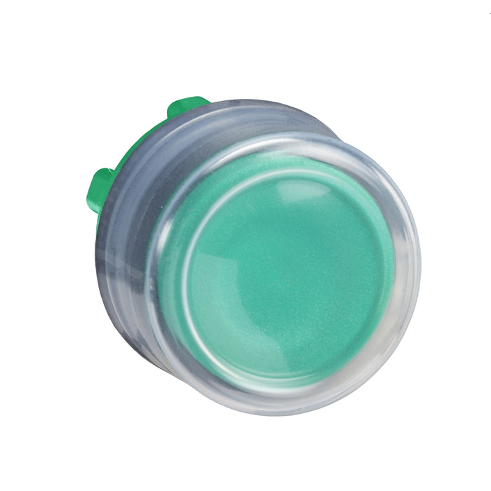 Schneider Pushbutton booted Green ZB5AP3