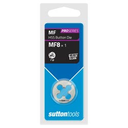 SUTTON M12 x 1.25 BTTN DIE 1'OD HSS