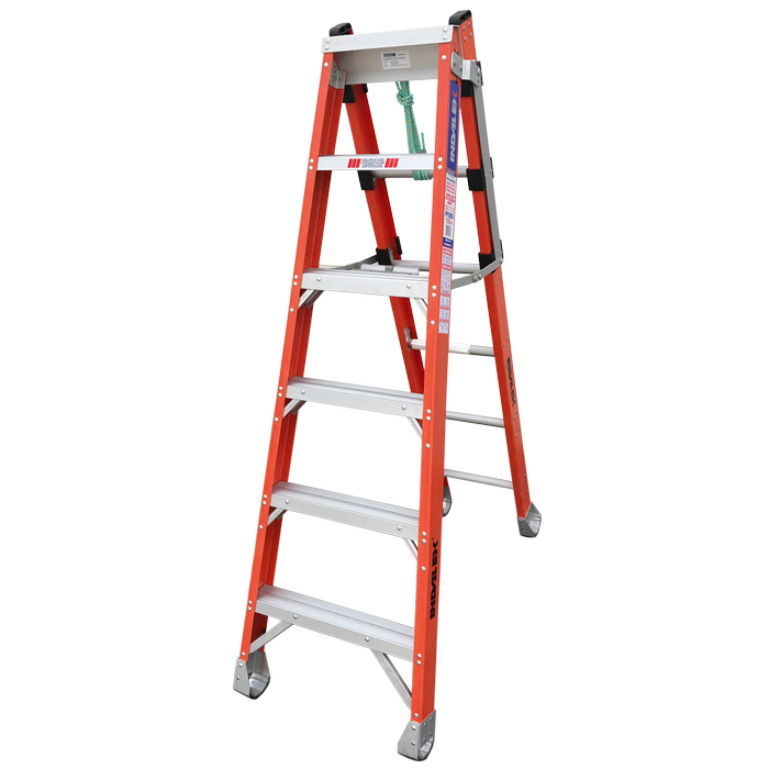 Pro Series F'Glass Step Ext Ladder 1.8M