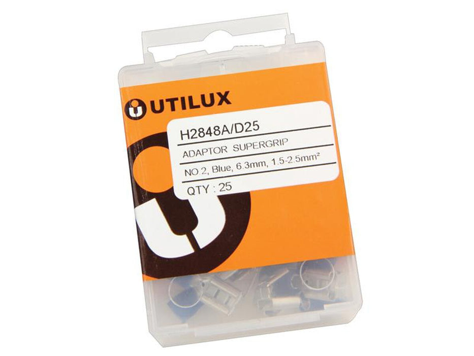 Utilux 25PKT PRE-INSULATED S/GRIP BLUE 6