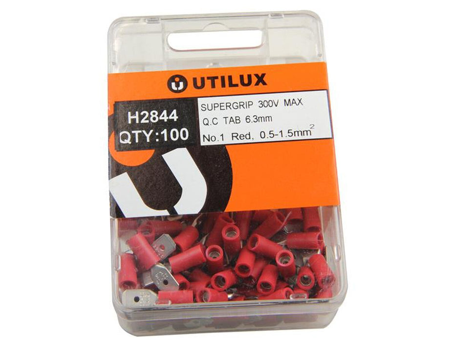 Utilux 25PKT S/GR 6.3 QC TAB YELL