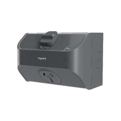 Legrand HPM AQUA LIFE SINGLE PPOINT 15A IP53 SURFACE MOUNT CEMENT GREY