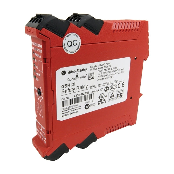 Guardmaster GSR DI 24VDC 1NC/2NC/OSSD/SM 2NO-SFTY 1SS-AUX