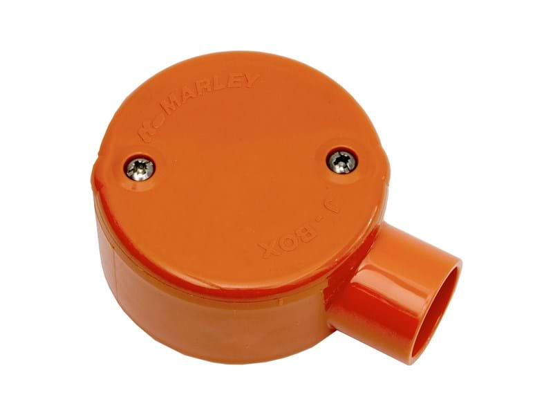 Marley Junct/box 20mm 1 way orange 21.20O