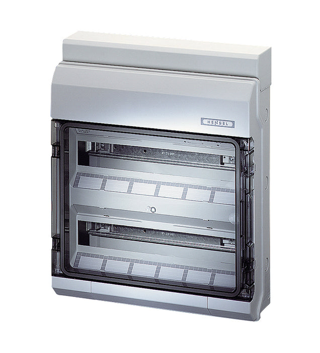 Hensel 36 Way, 2 Row Distribution Board including Earth & Neutral B