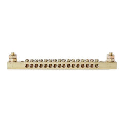 Teubel Earth bar 16 way two stud 6mm