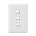Legrand HPM LN 3 GANG VERT SWITCH WE