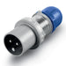 SCAME PLUG 16A 2PE 230V IP44 SCREW TERM. TRANSPARENT Firstflex