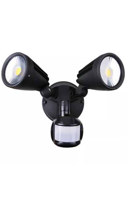 Pure Fortress II 30W LED Double Exterior Security Light With PIR
