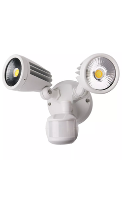 Pure Fortress II 30W LED Double Exterior Security Light With PIR