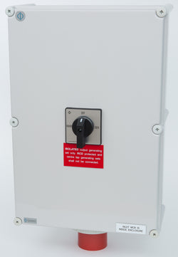 K&N 125A 3PH Mains-Off-Gen Encl Inlet OUTDOOR