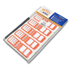 Elecsupp Test tags heavy duty Orange