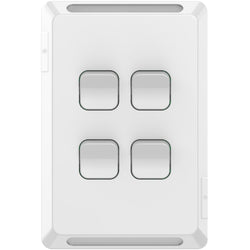 Iconic Switch Vert 4G 20A/16AX 250V XW