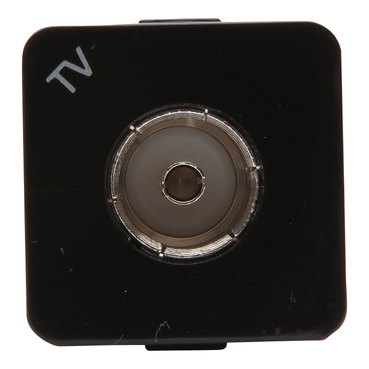 Pdl Coaxial socket PAL/F  TV Black