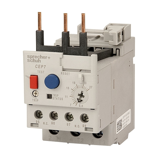 Sprecher & Schuh Electronic overload 5.4-27.0A