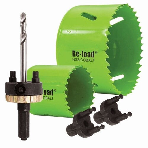 Reload Holesaw Set 7092mm HSS bi-metal Downlight Installers