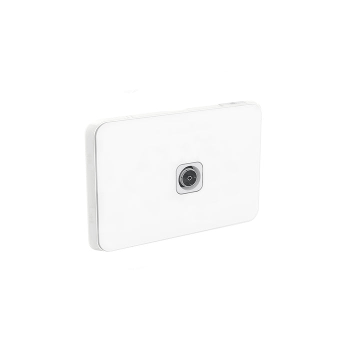 Iconic Socket TV PAL - F Type 1G Plate