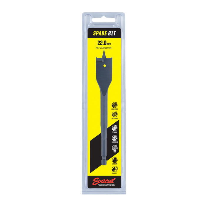 EVACUT 22 MM SPADE BIT