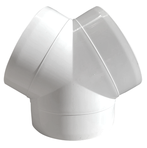 Manrose 150mm PVC Y Branch Simx