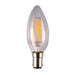 Glight B15 4W LED FILAMENT CANDLE 3000K DIM CLEAR GLASS
