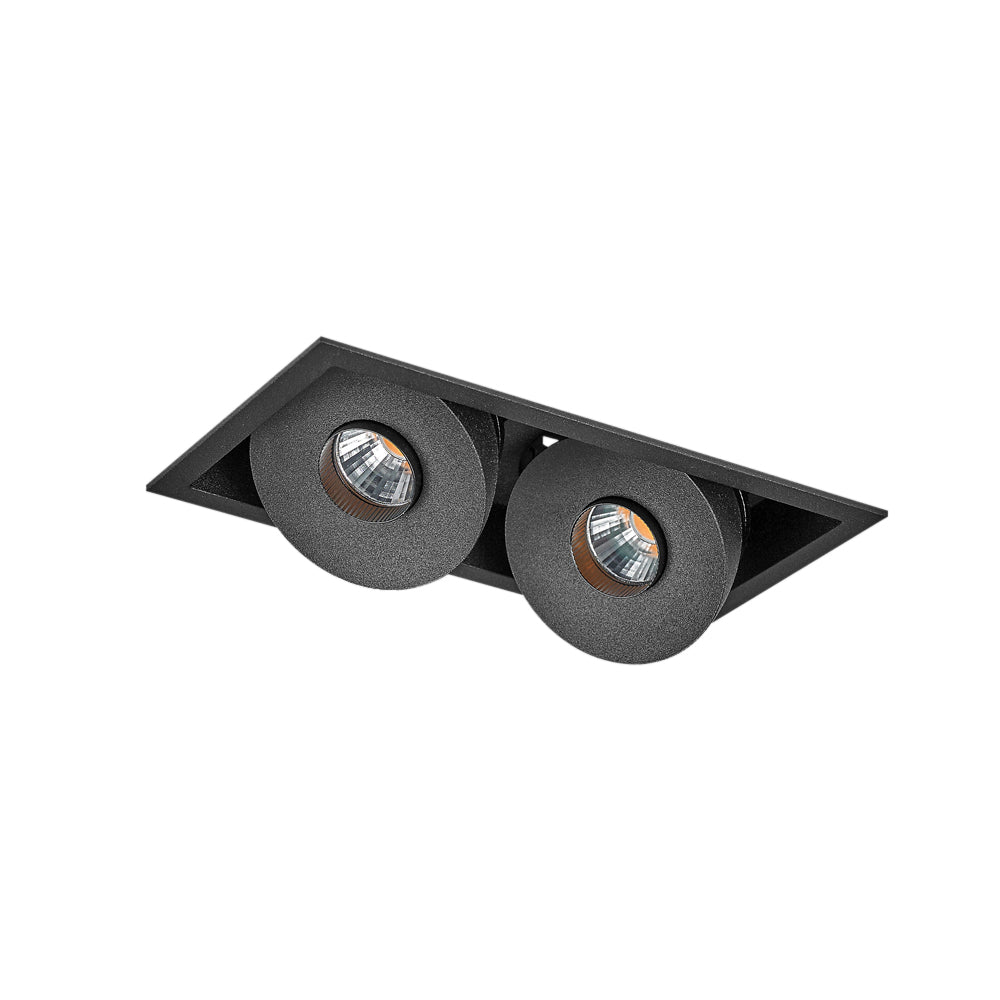 Halcyon LED REC RT.MINI TWIN TILT/RO C/W DIM.DR 22W 260mA CC WW97-BL ...