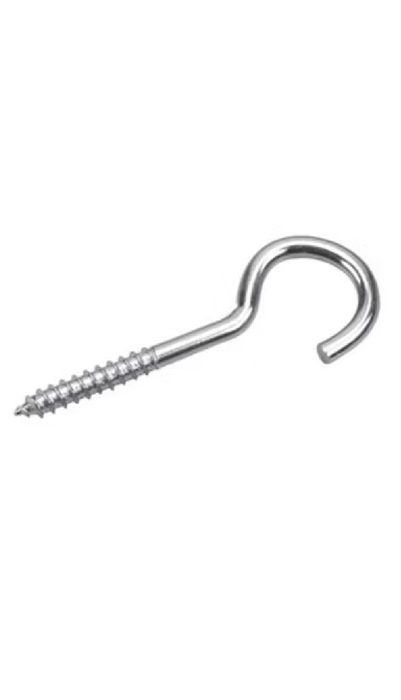 Allsales Hook screw 60mm M60 Z/P