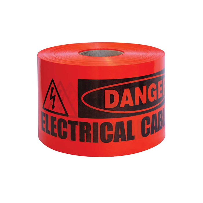Powerbase Underground Warning Tape 100mm x 100m