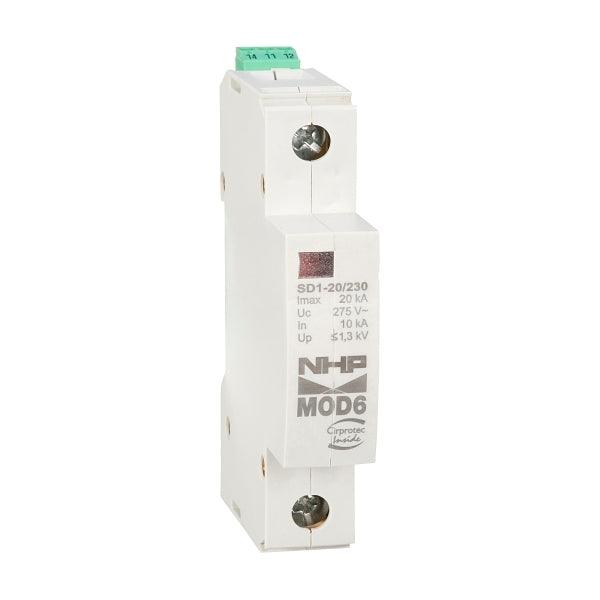 NHP 1P 20kA MOD6 SURGE DIVERTER