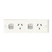 Legrand HPM Double outlet arch 10A H White