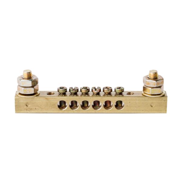 Teubel Earth bar 6 way two stud 6mm